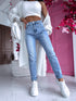 "Magnesium" MOM FIT denim jeans DJ690 - blue
